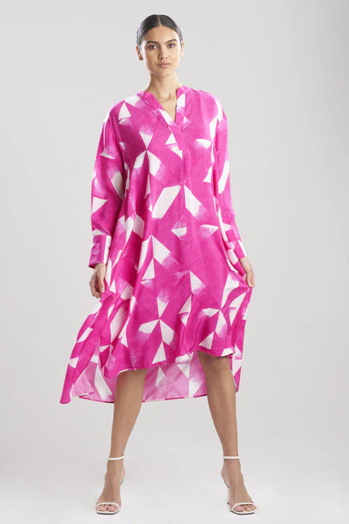 Sumi-Obi Silk Oversized Shirtdress - Image 9