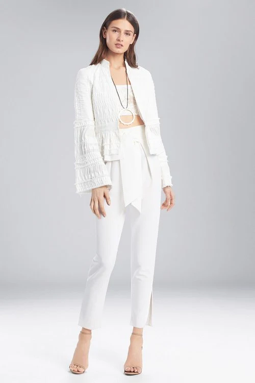 Summer Texture Peplum Jacket - Image 8