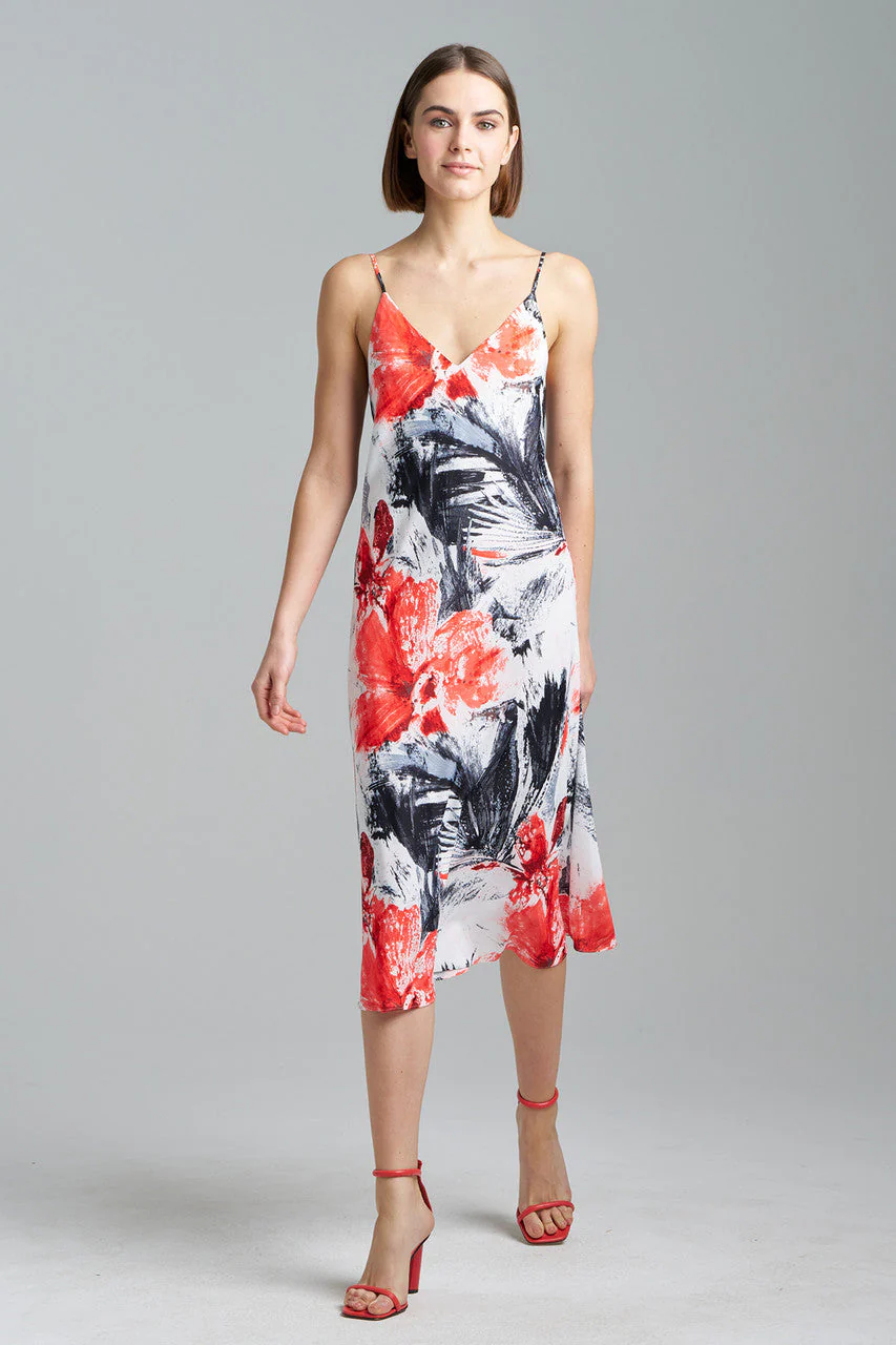 Sunset Palm Slip Dress - Image 3