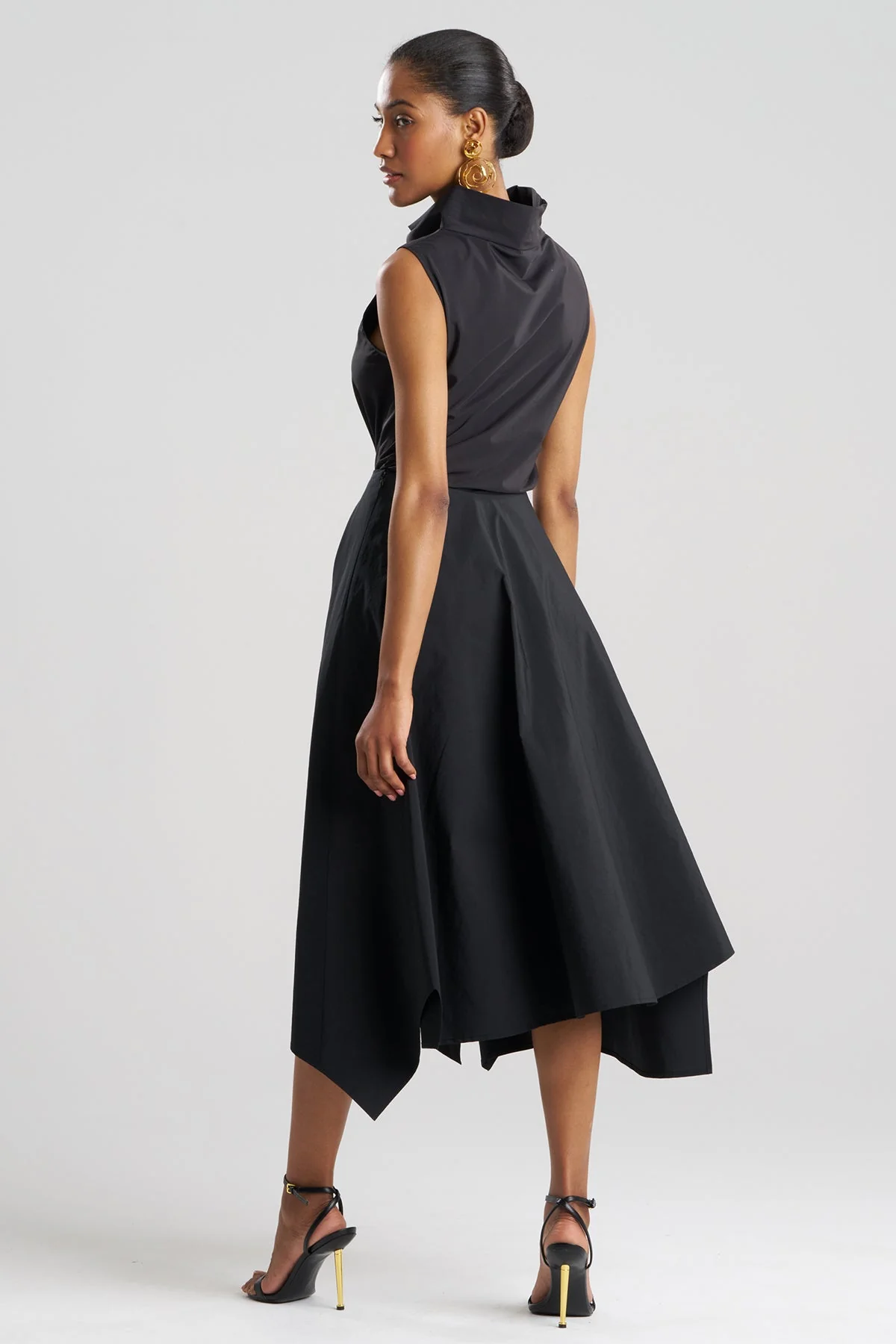 Taffeta Origami Maxi Skirt - Image 2