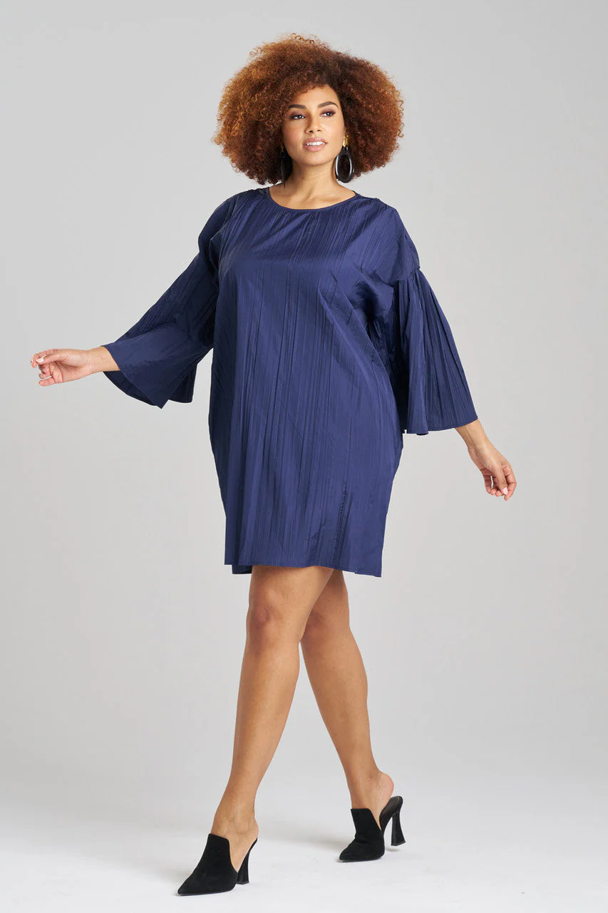 Taffeta Plisse Dress - Image 6