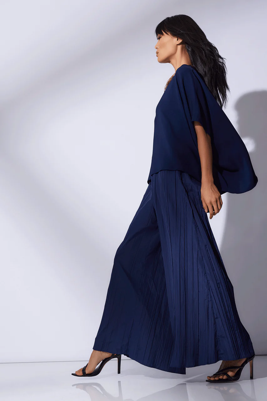 Taffeta Plisse Pants - Image 3