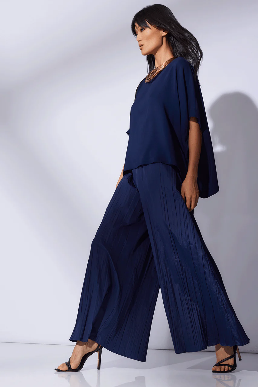 Taffeta Plisse Pants - Image 5