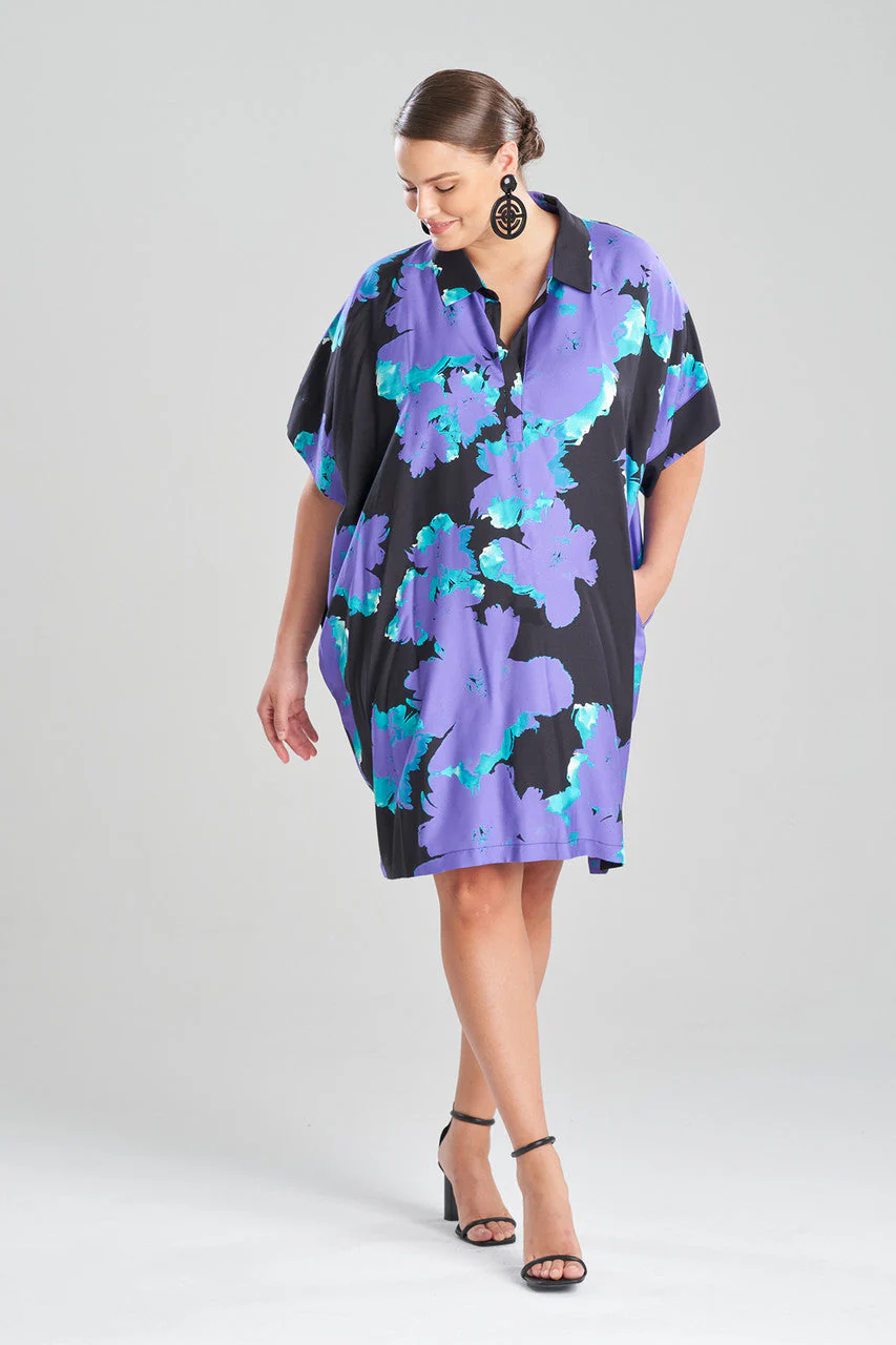 Taichou Cotton Silk Caftan Dress - Image 4