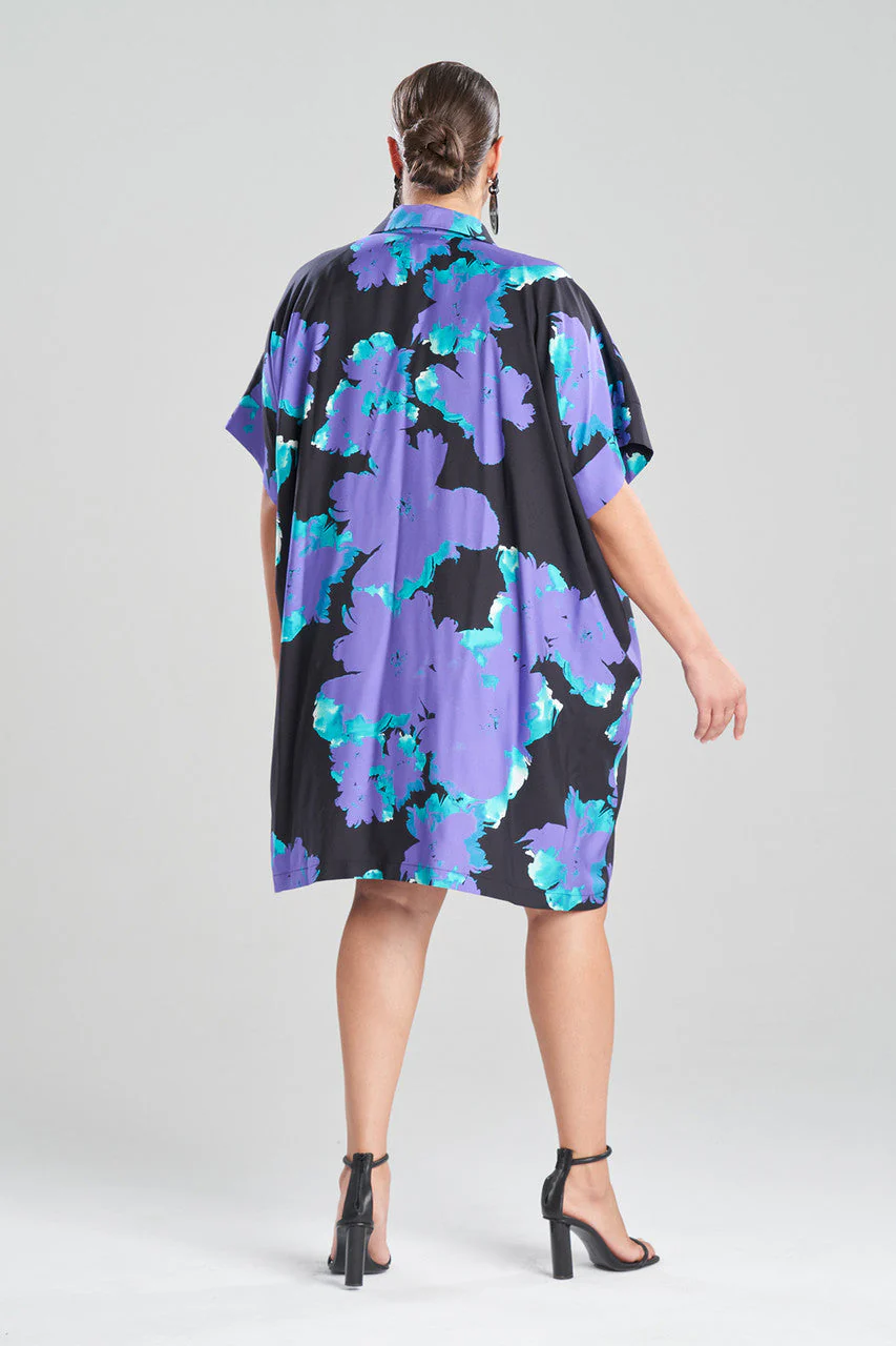 Taichou Cotton Silk Caftan Dress - Image 5