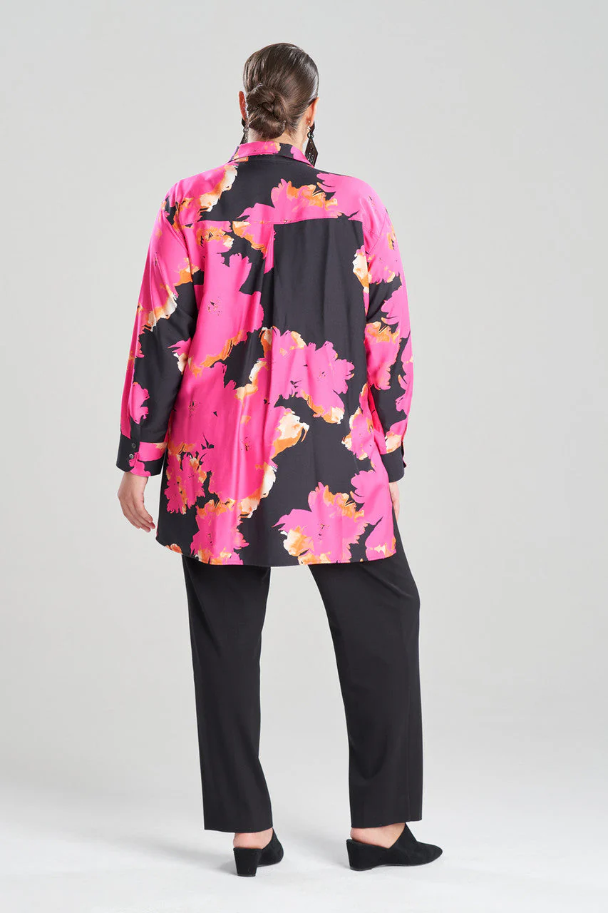 Taichou Cotton Silk Surplice Tie Shirt - Image 4