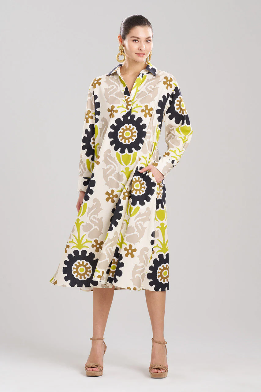 Talitha Cotton Poplin Oversized Shirtdress