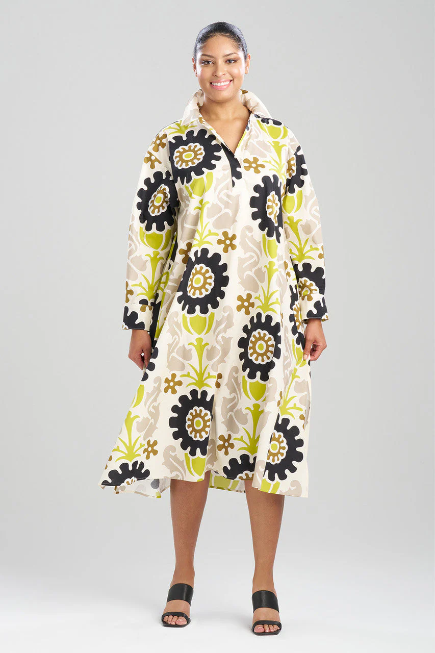Talitha Cotton Poplin Oversized Shirtdress - Image 3