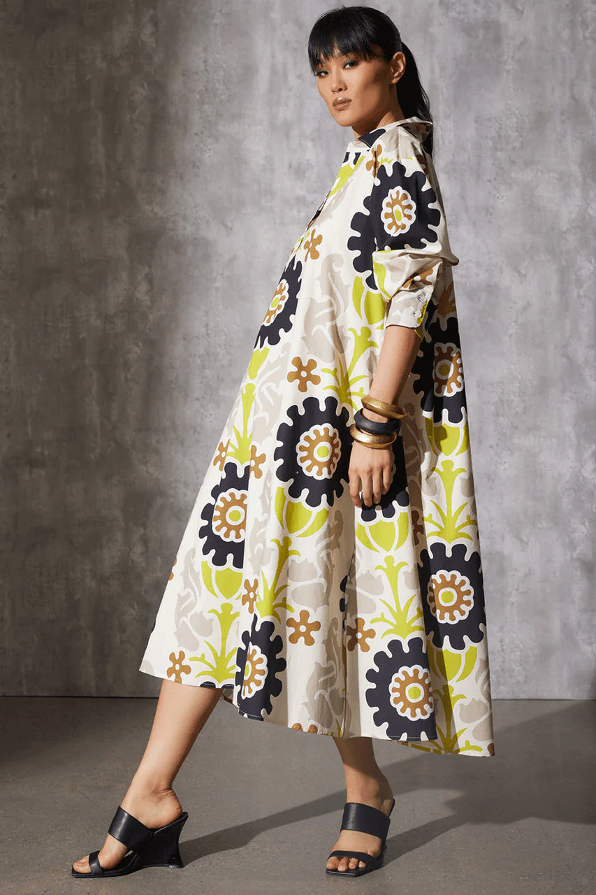 Talitha Cotton Poplin Oversized Shirtdress - Image 6