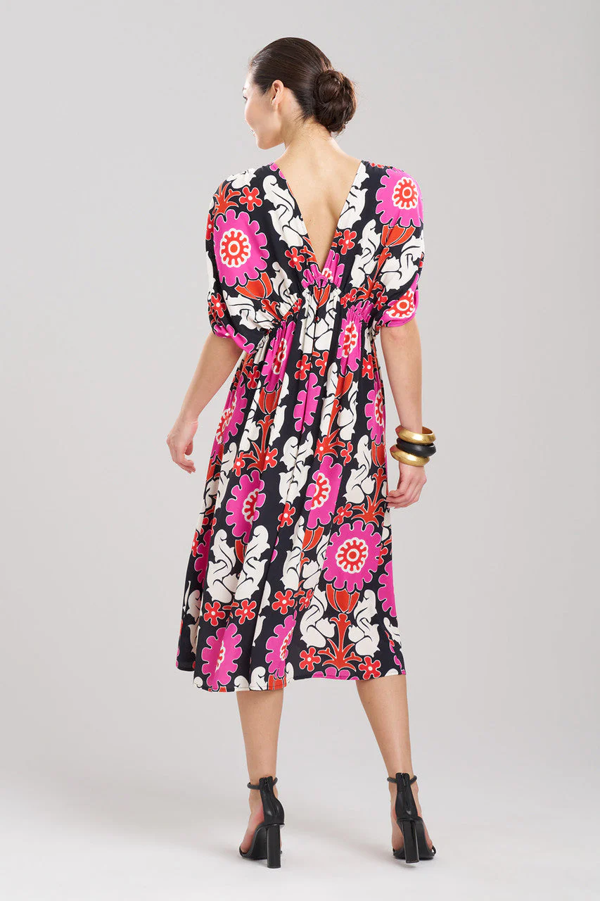 Talitha Crepe Shirred Empire Waist Dress - Image 2