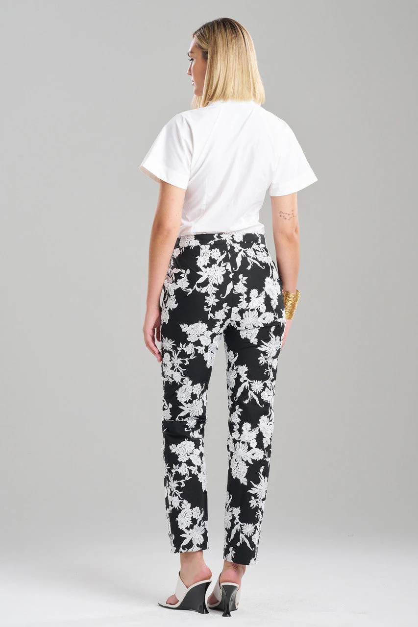 Tangier Embroidered Cotton Tapered Pants - Image 3