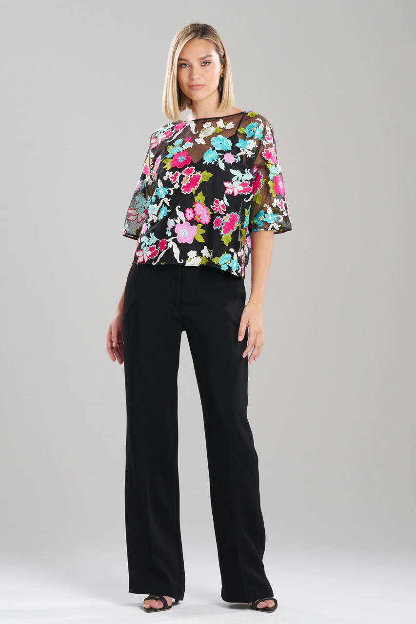 Tangier Embroidered Tulle Top - Image 2