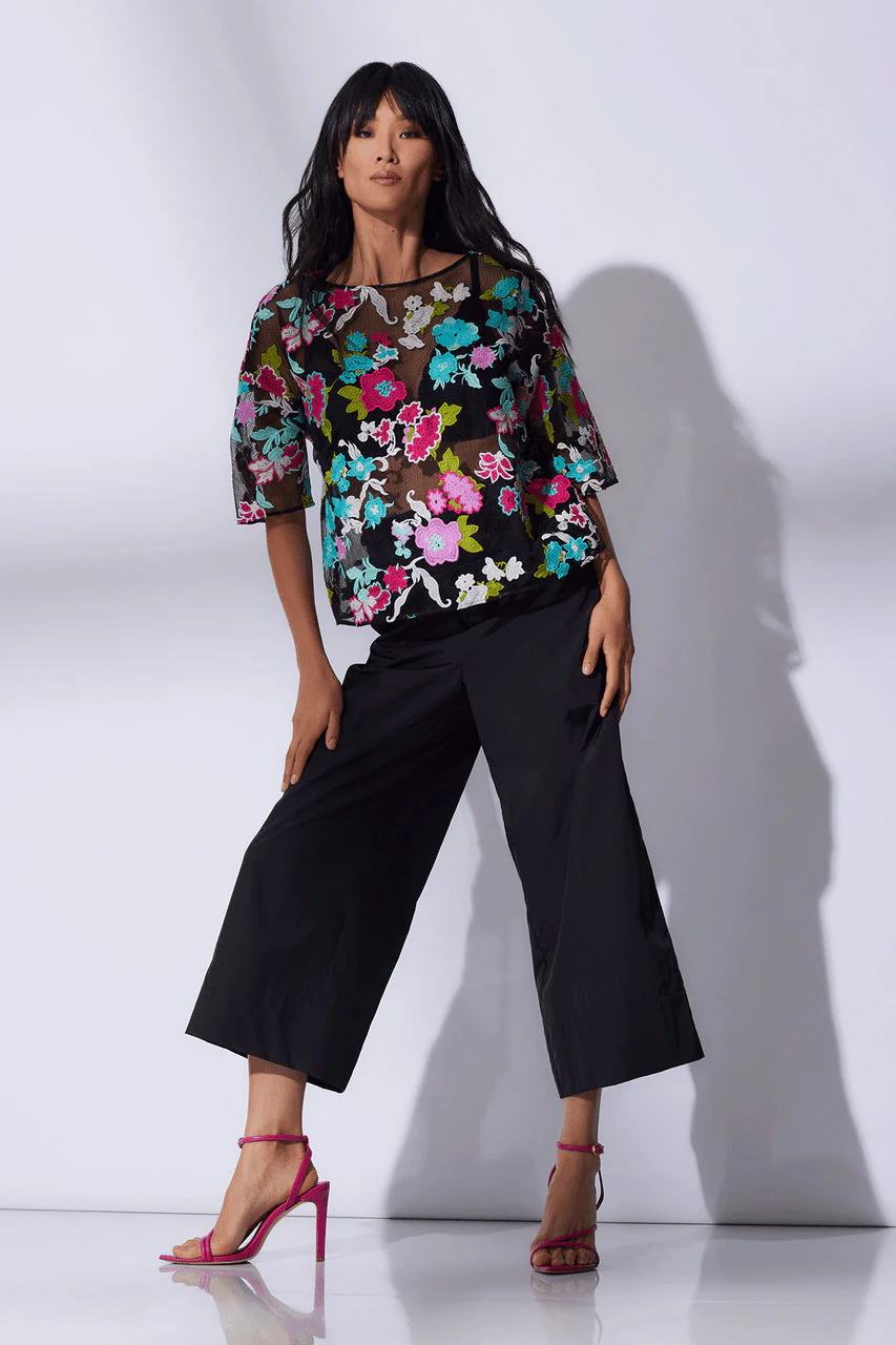 Tangier Embroidered Tulle Top - Image 5