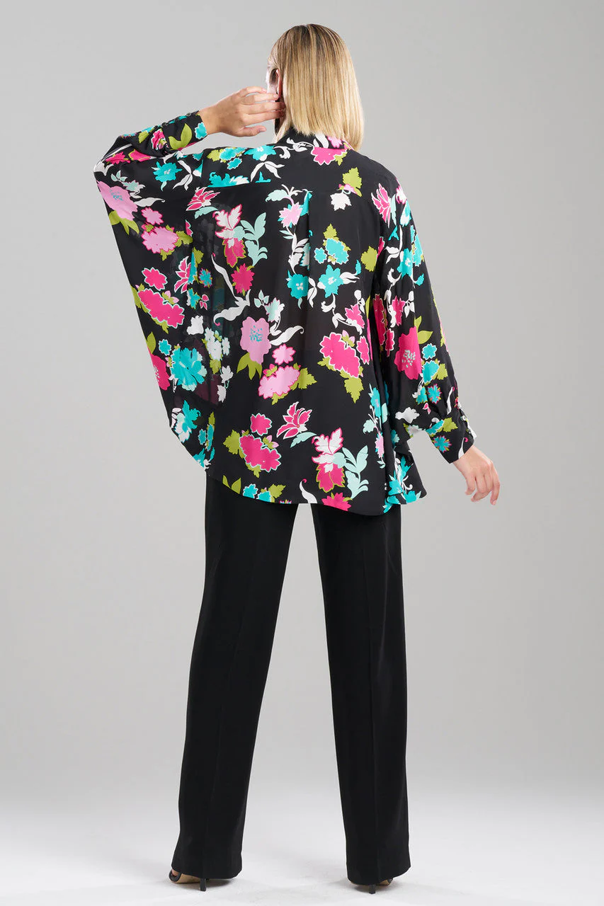 Tangier Printed Silk Georgette Top - Image 3