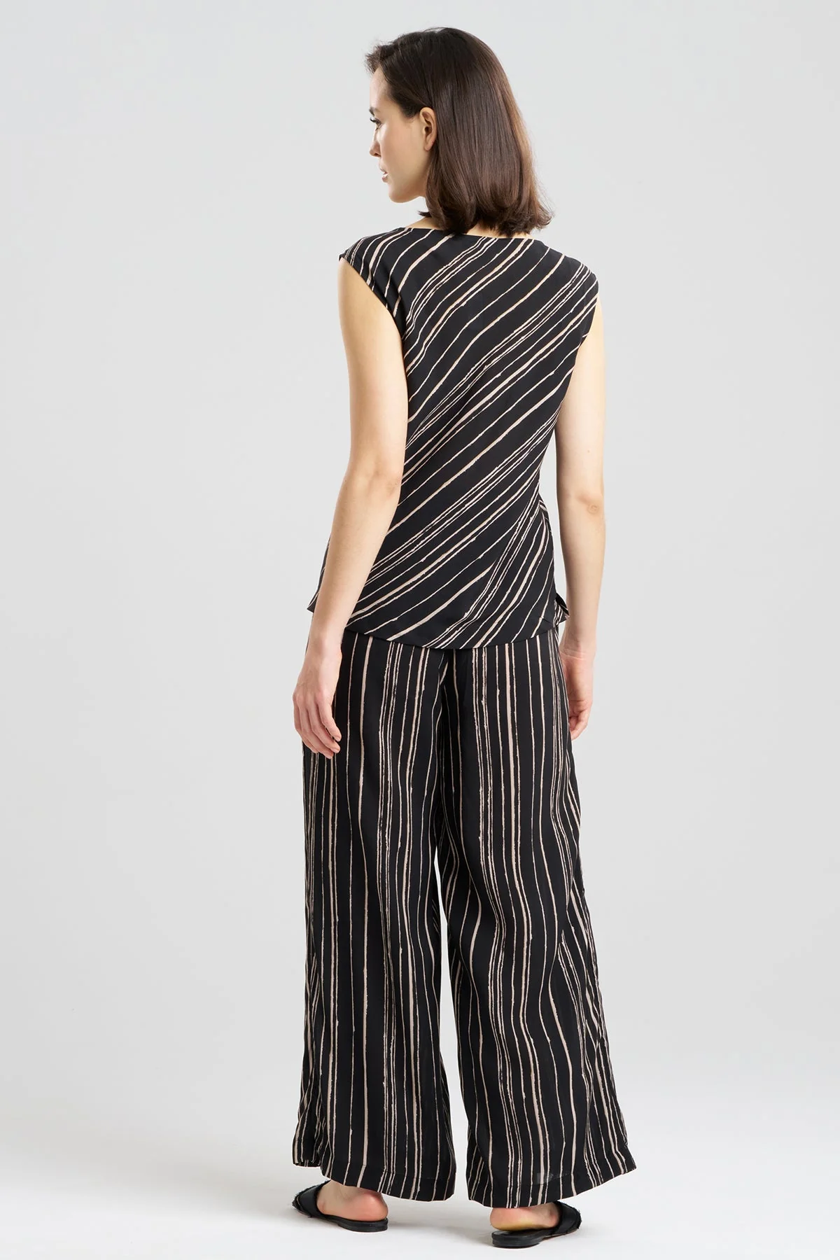 Tate Silk Modal Cowl Top PJ - Image 3