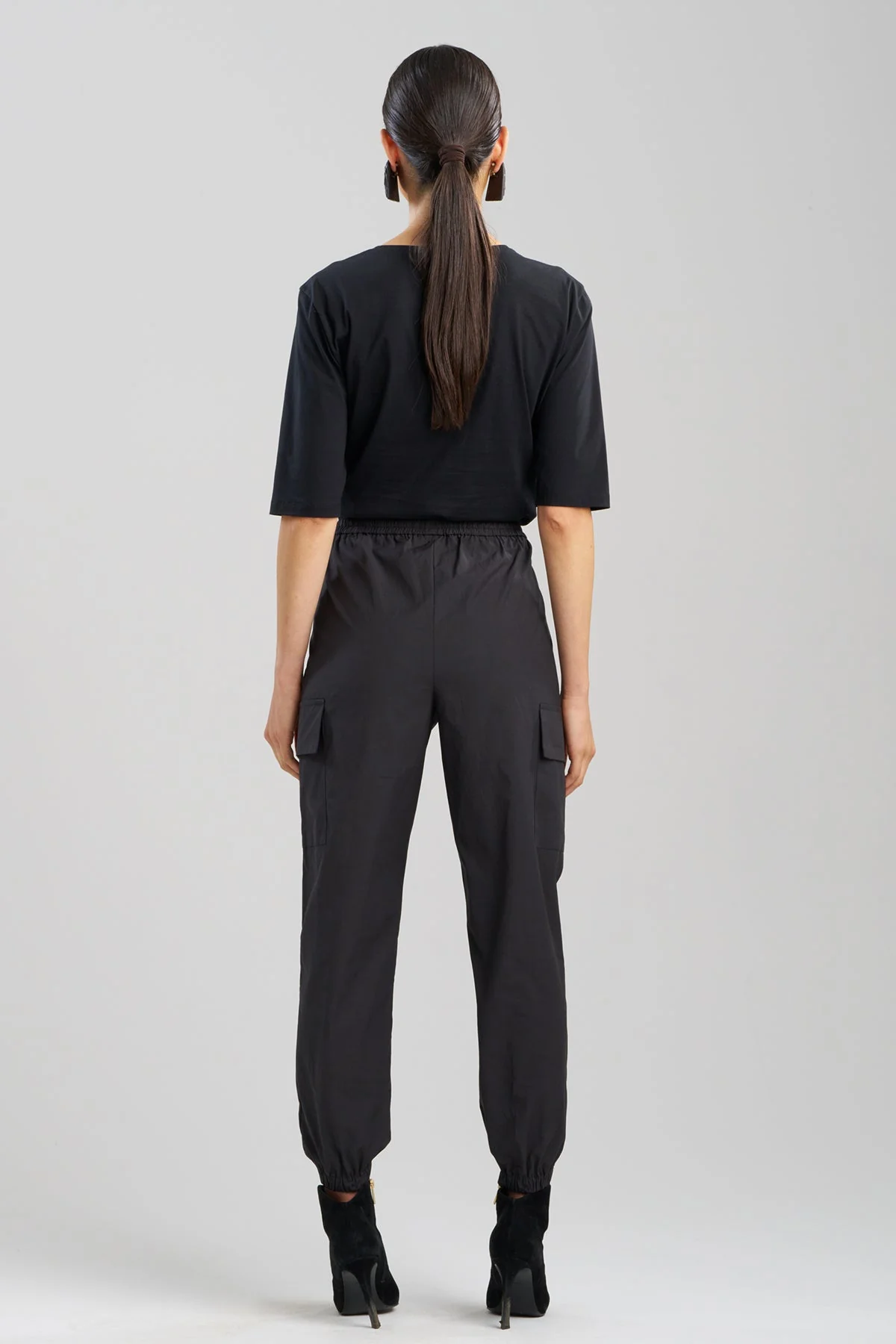 Tech Cotton Taffeta Cargo Joggers - Image 2