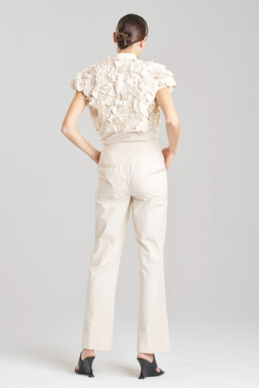Tech Cotton Taffeta Embroidered Bolero - Image 2