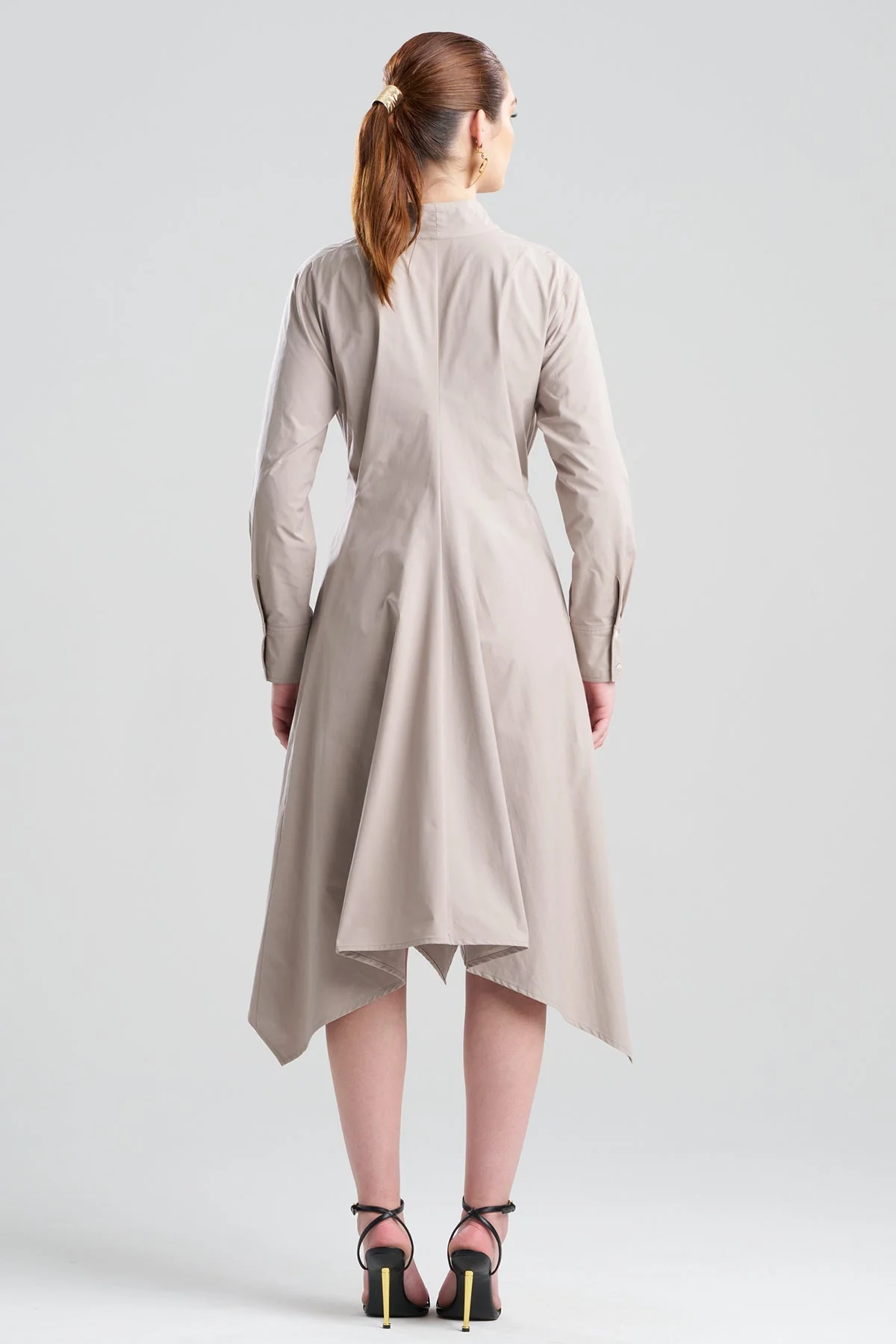 Tech Cotton Taffeta Handkerchief Dress - Image 3