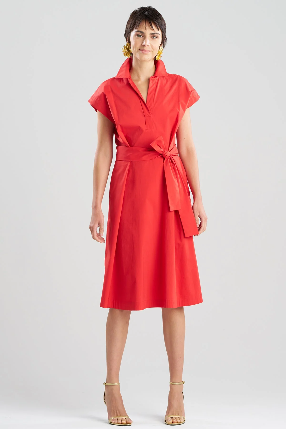 Tech Cotton Taffeta Shirtdress - Image 2