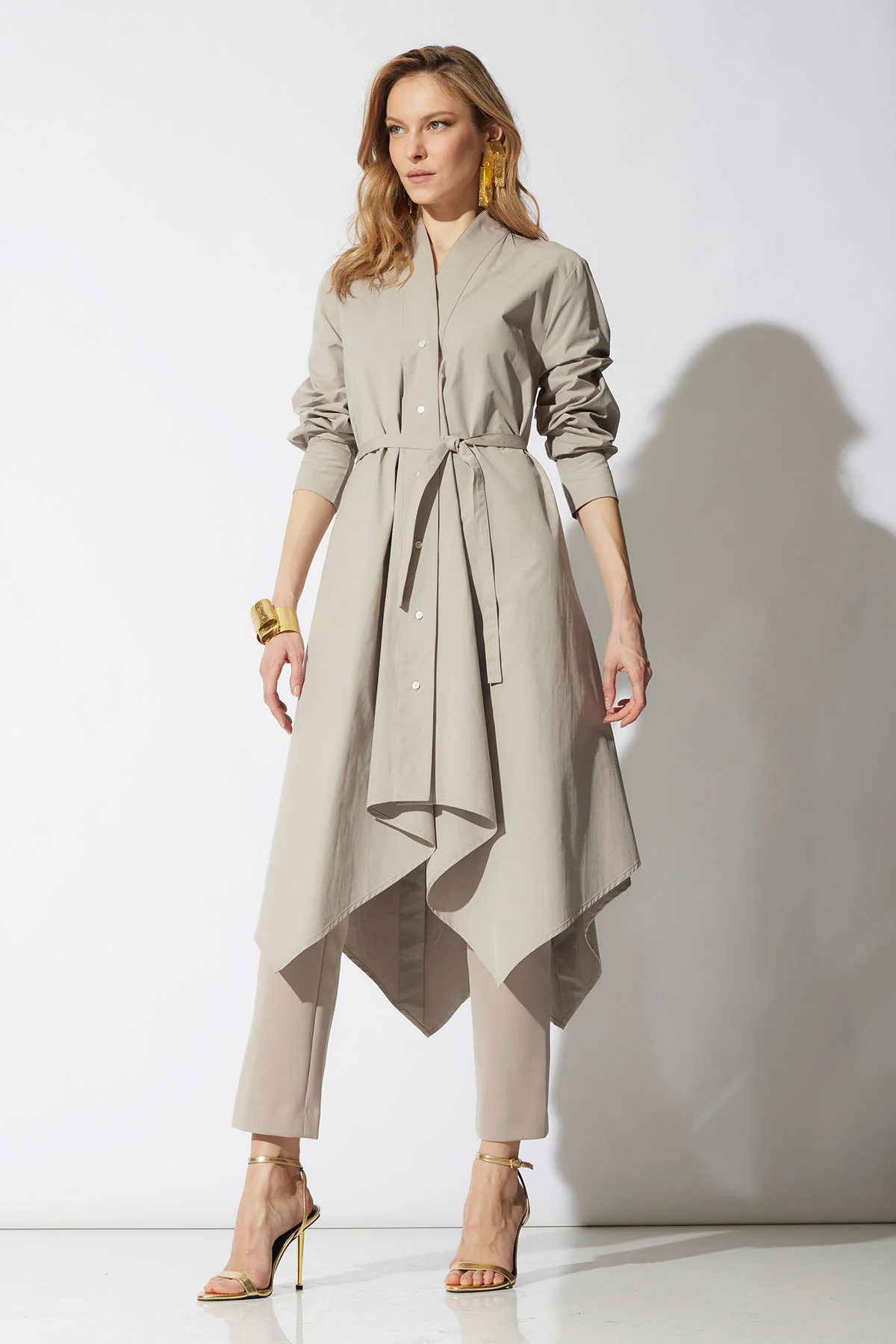 Techno Crepe Side Zip Ankle Pants - Image 3