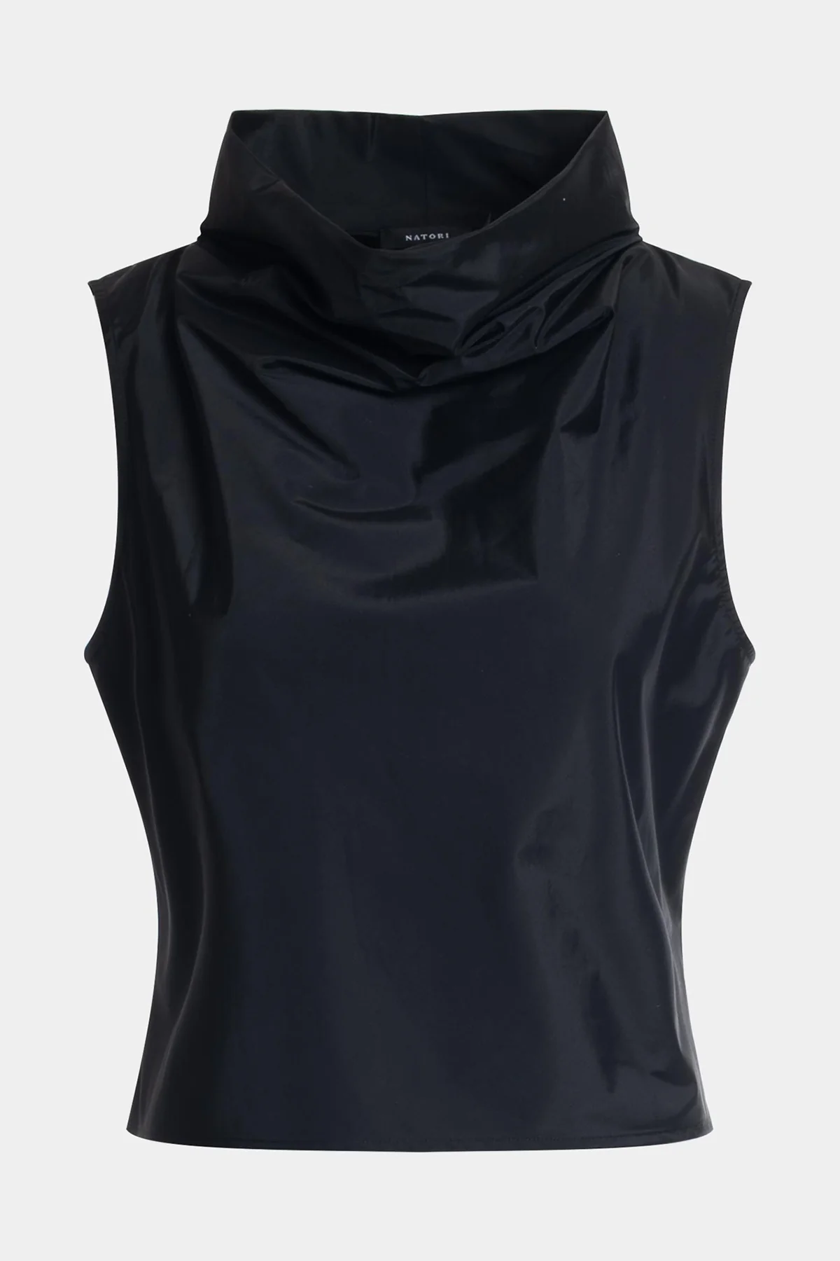 Techno Poplin Cowl Top - Image 5