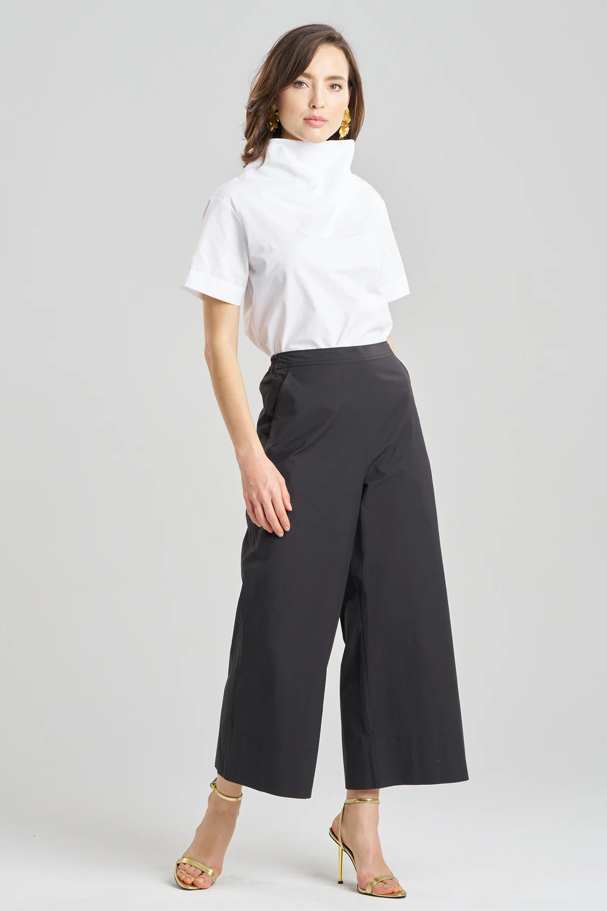 Techno Poplin Cropped Pants - Image 2