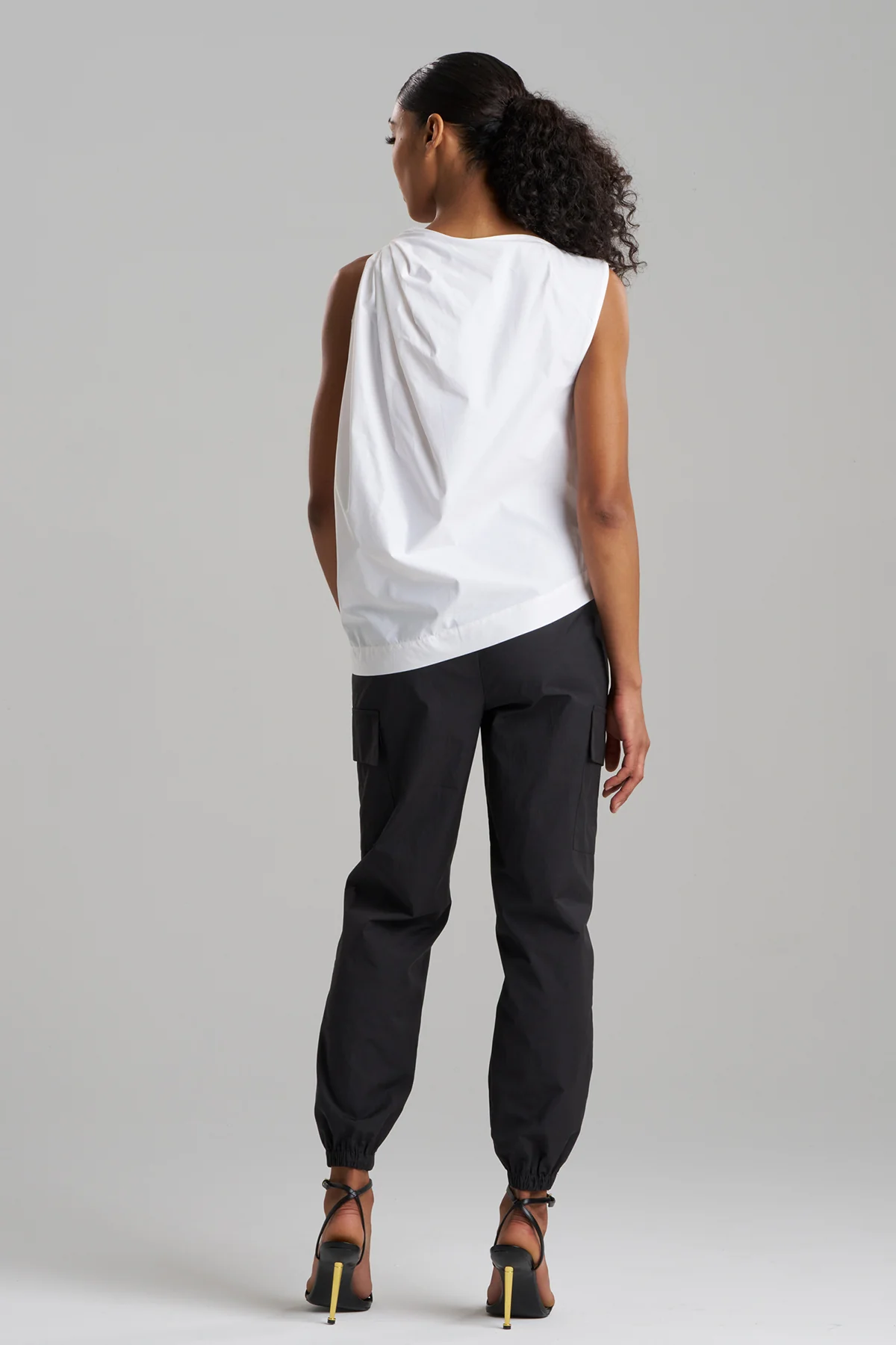 Techno Poplin Origami Top - Image 2