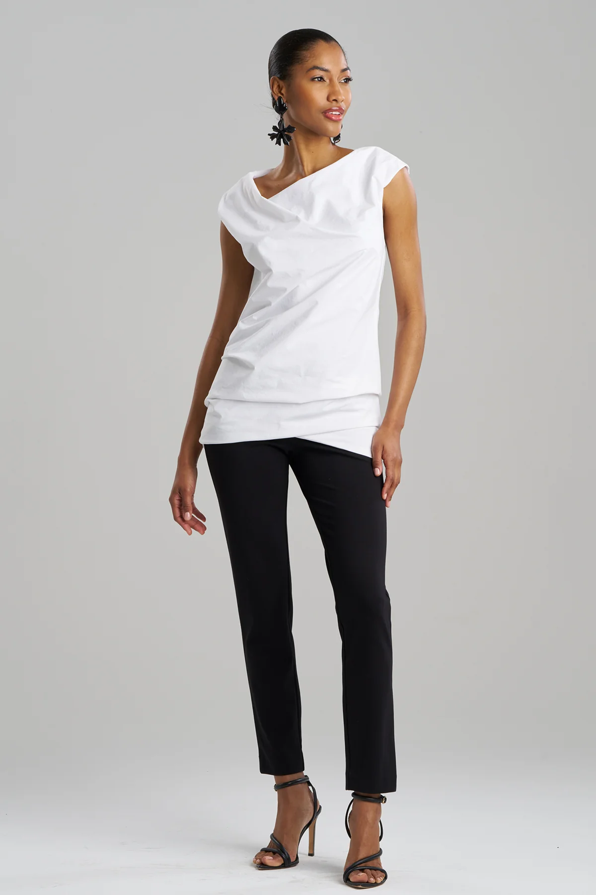 Techno Poplin Origami Tunic - Image 2