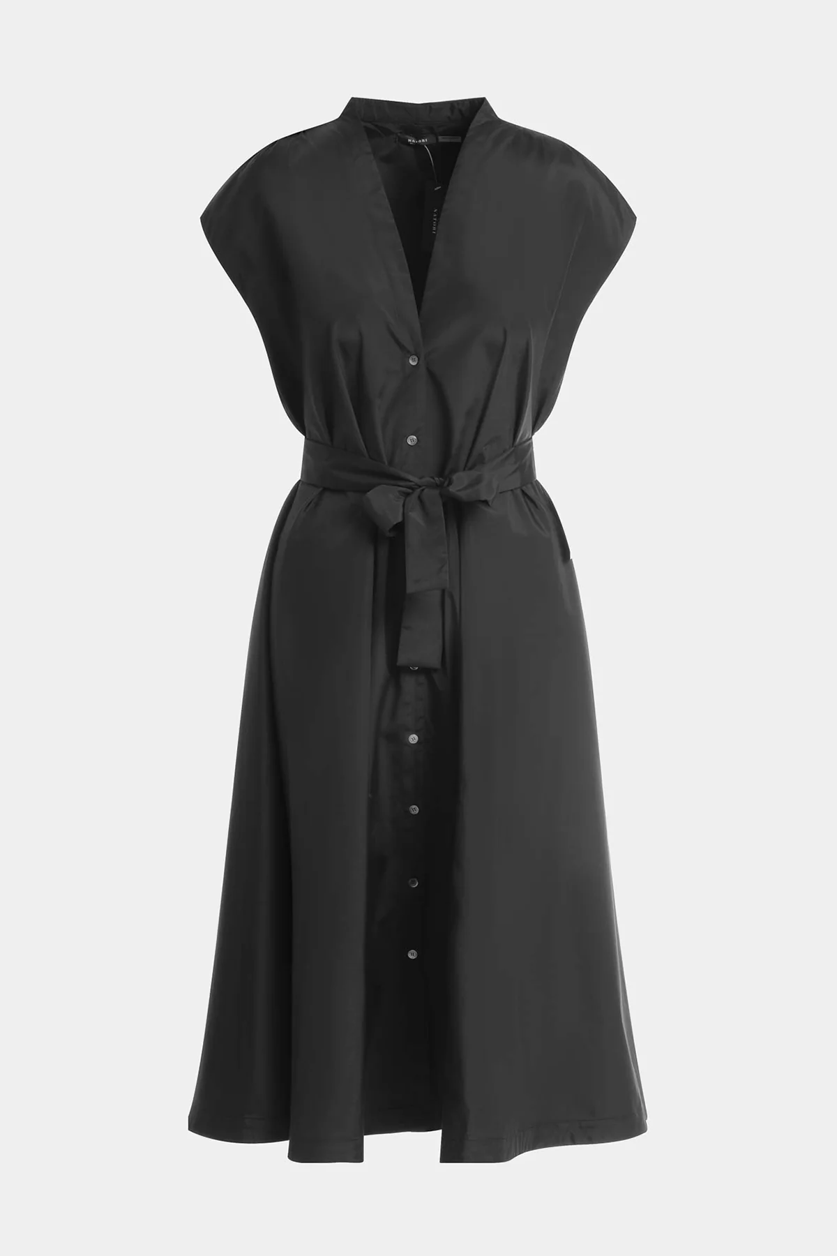 Techno Poplin Tie Front Dress - Image 3