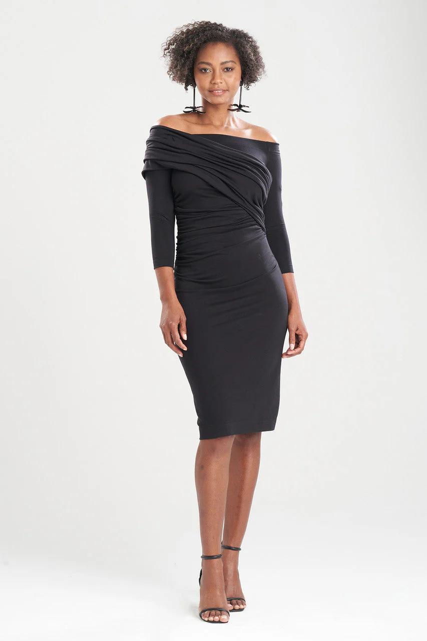 Tencel Jersey Off Shoulder Dress - Image 2