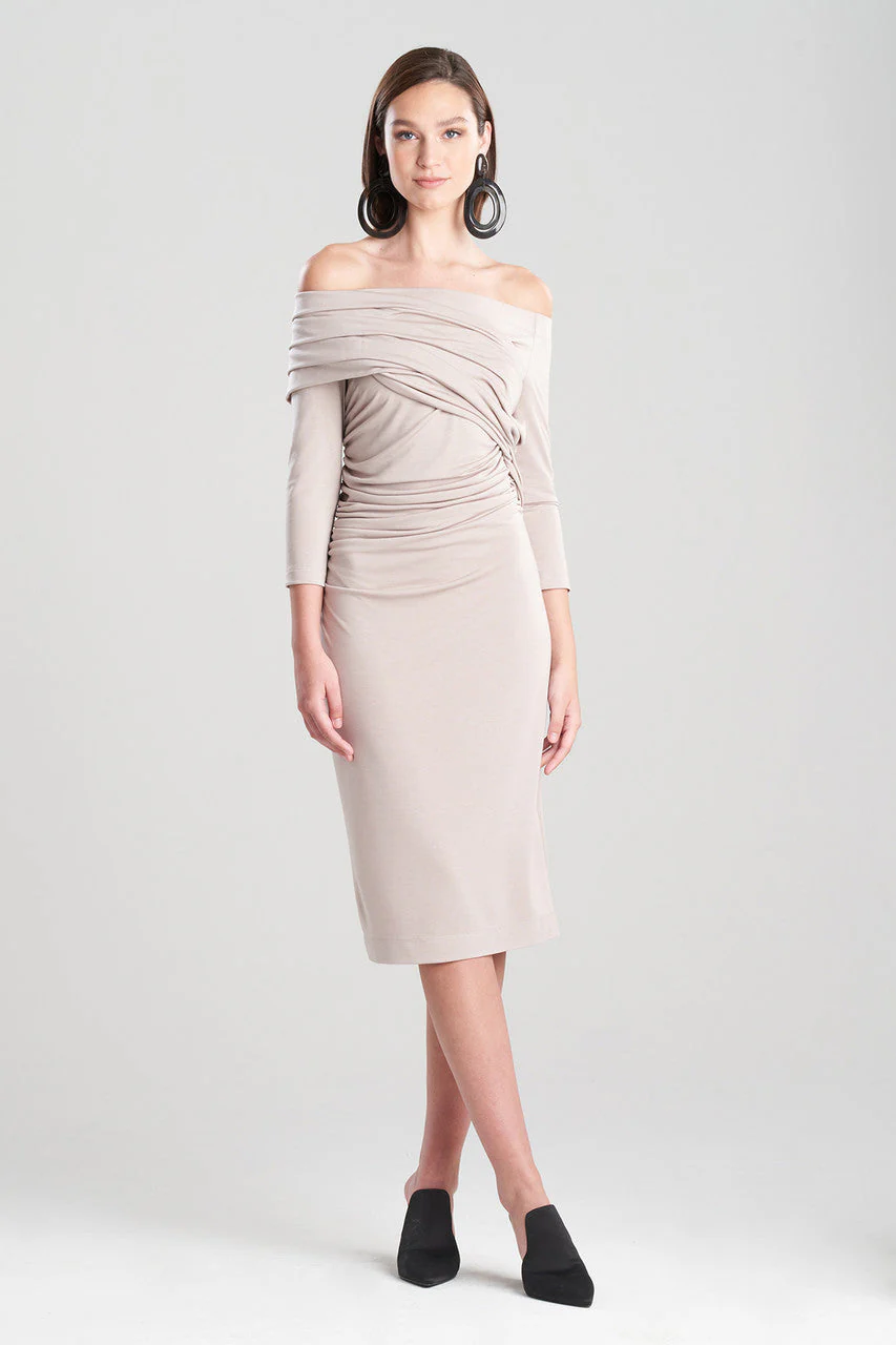 Tencel Jersey Off Shoulder Dress - Image 2
