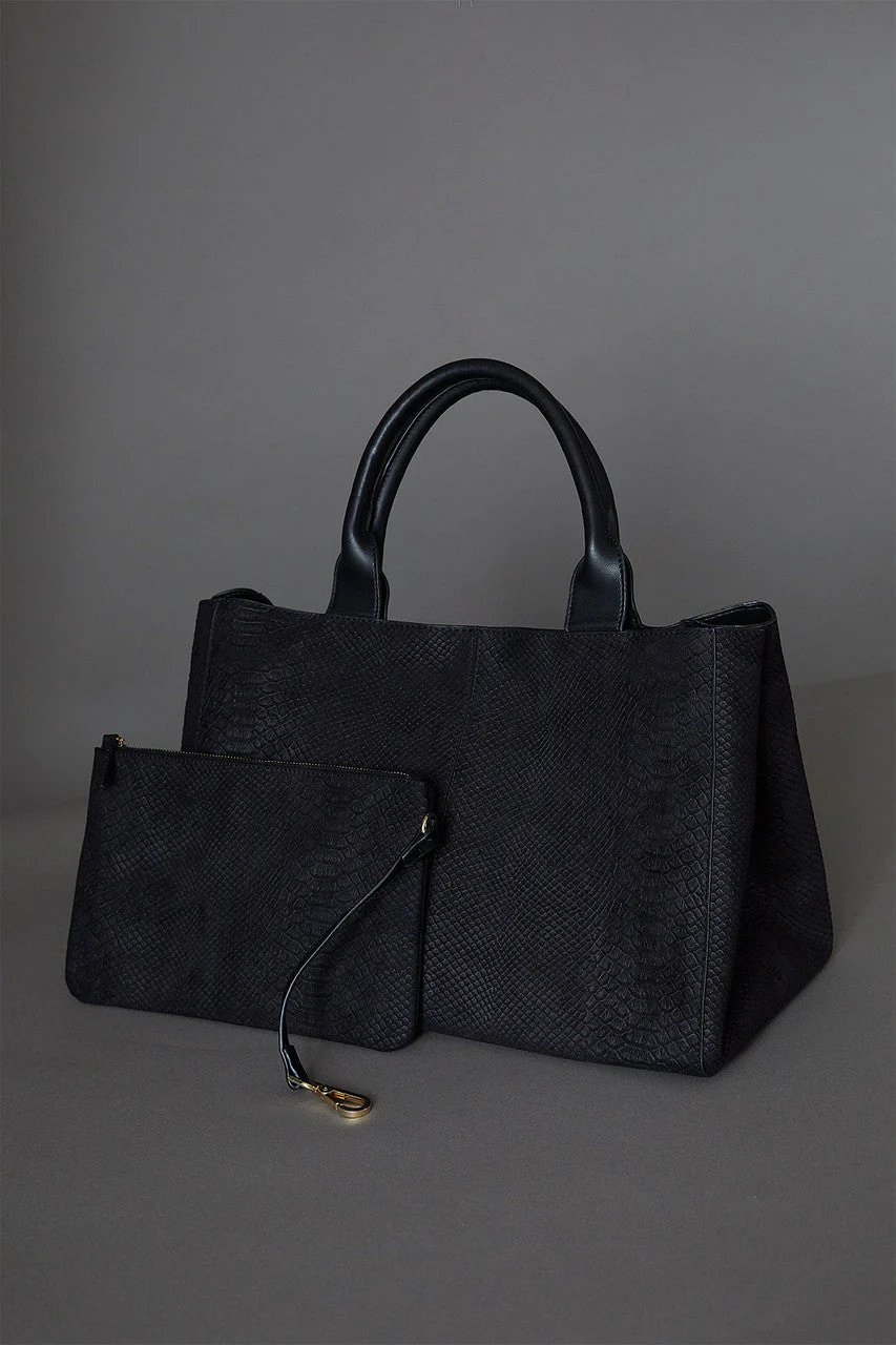 Textured Satchel Bag - Image 4
