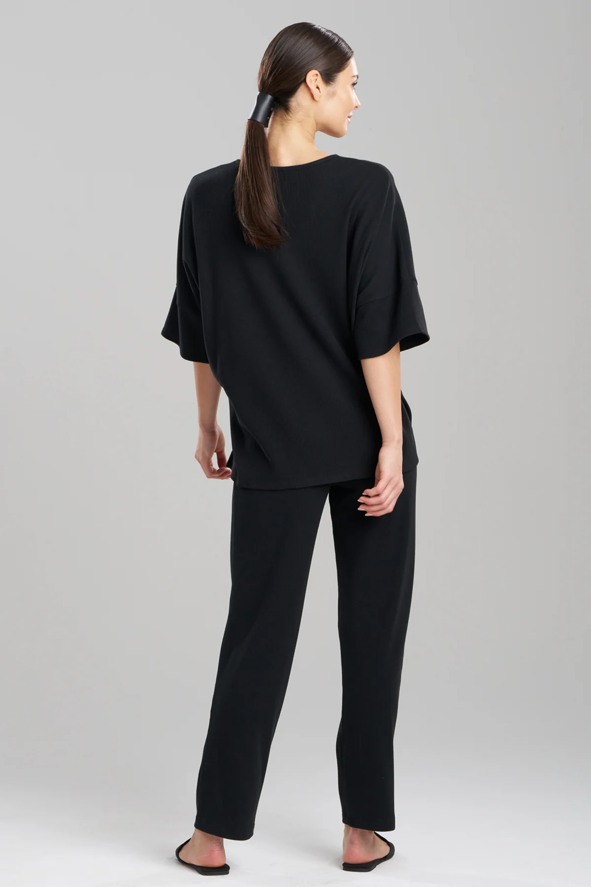 Tranquility Waffle V-Neck Top - Image 2