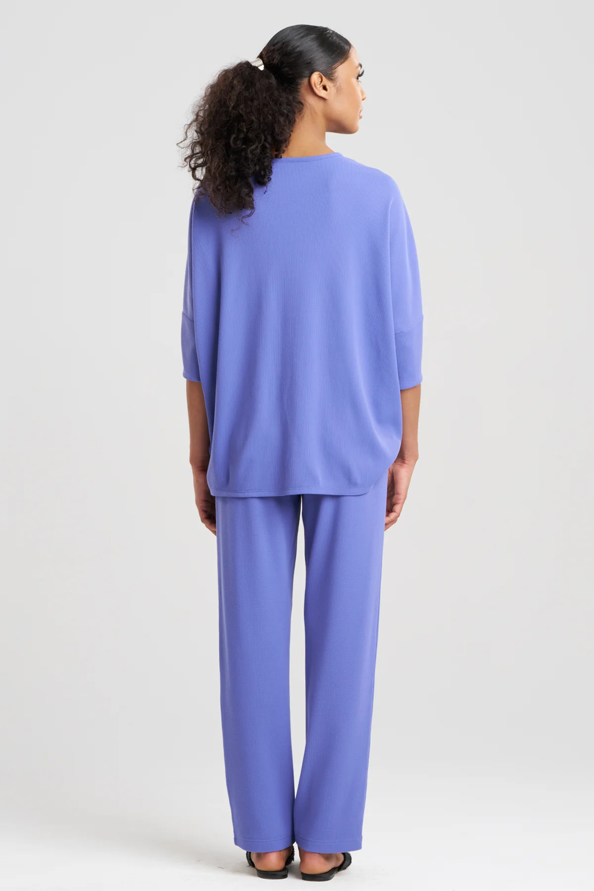 Tranquility Waffle V-Neck Top - Image 2