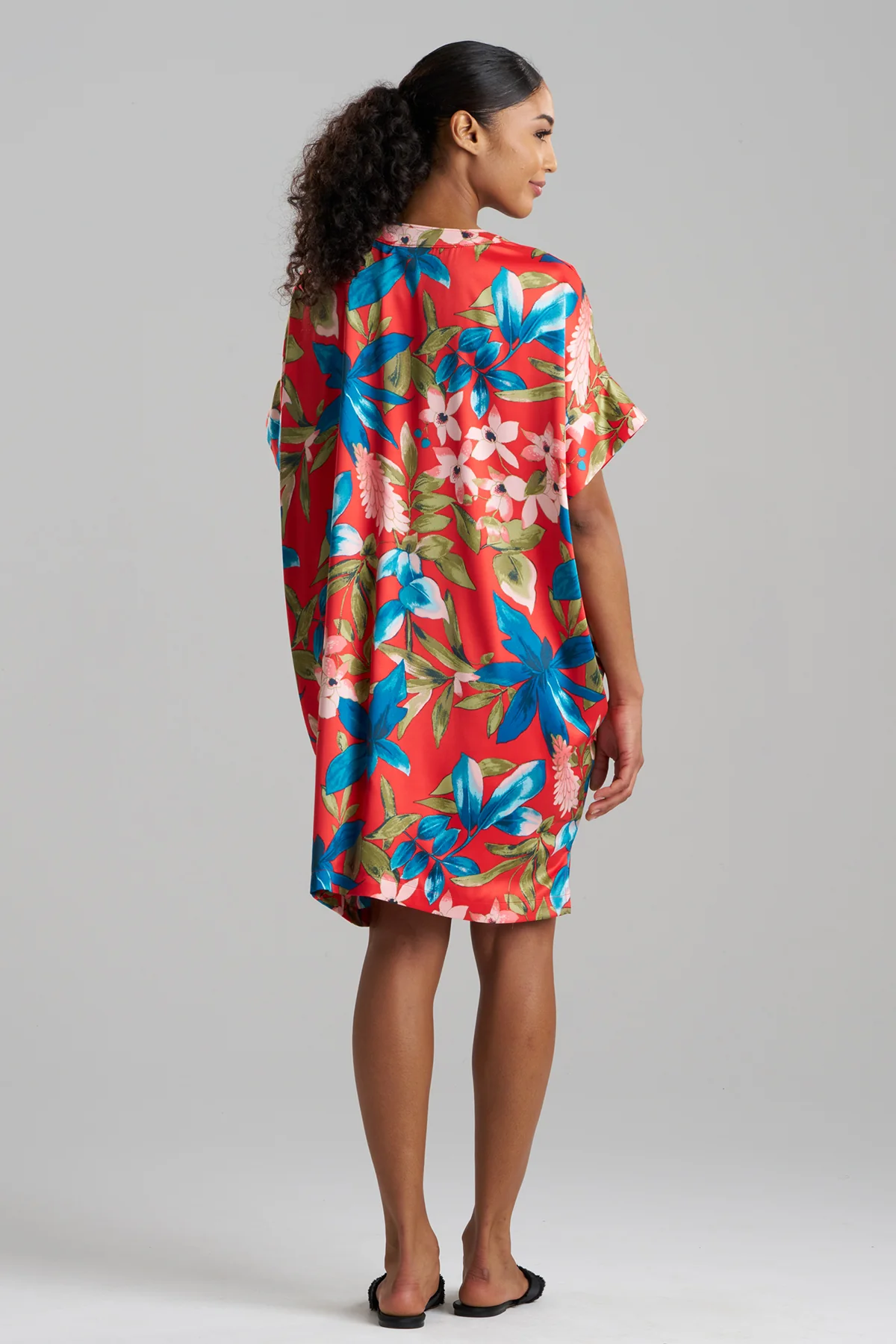 Tropical Breeze Satin Sleepshirt - Image 2
