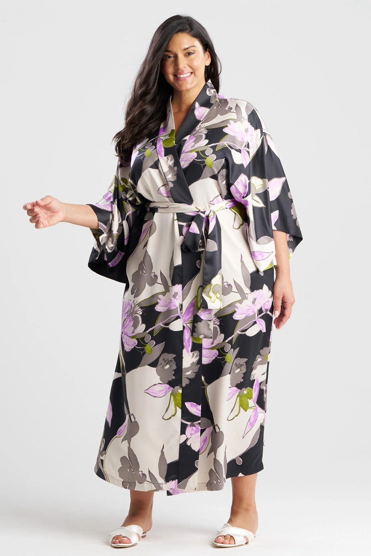 Tsubaki Satin Robe - Image 3