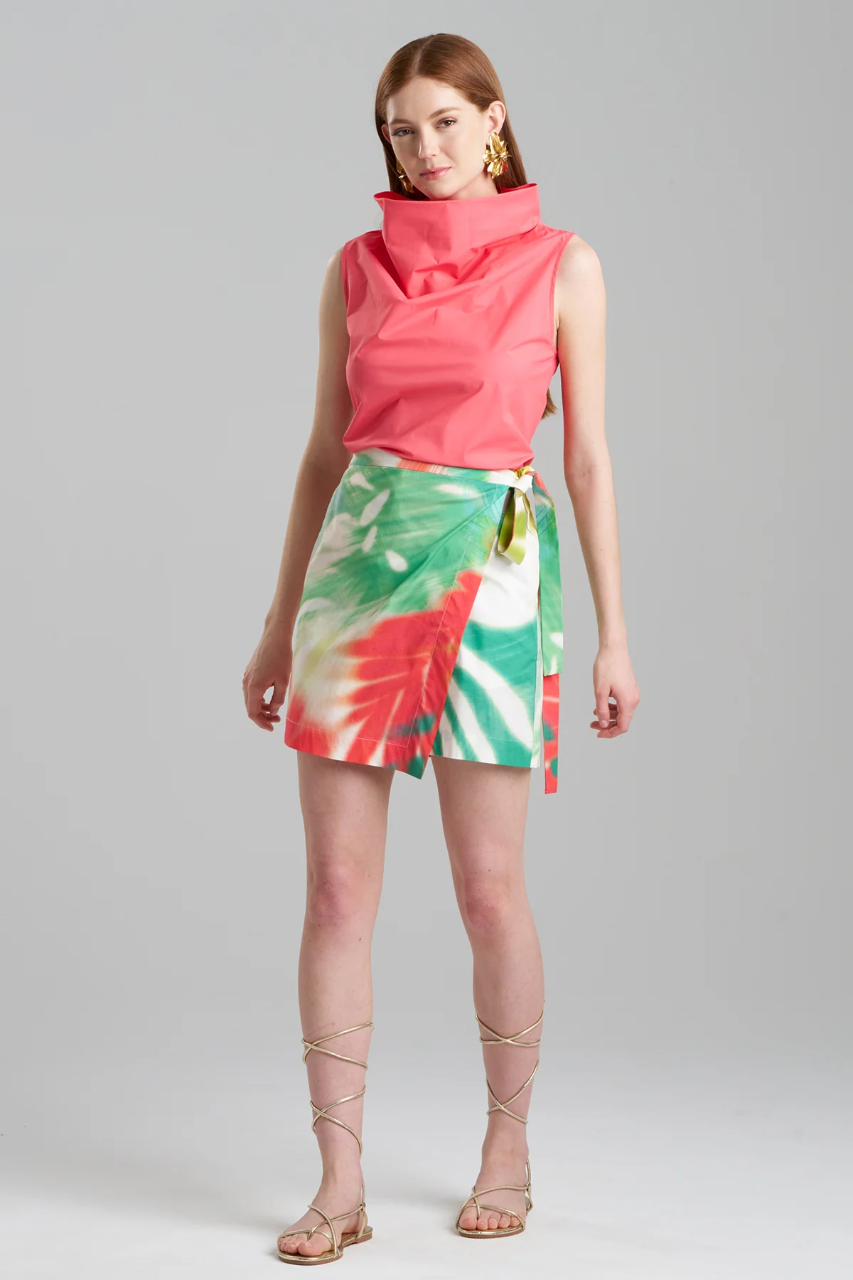 Usami Cotton Wrap Skort - Image 2