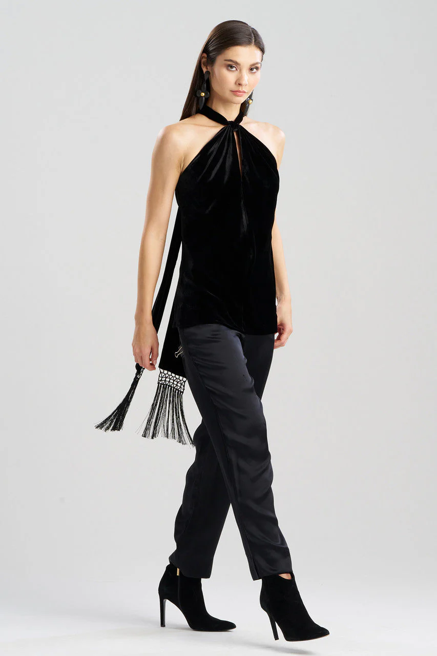 Velvet Halter Top - Image 2