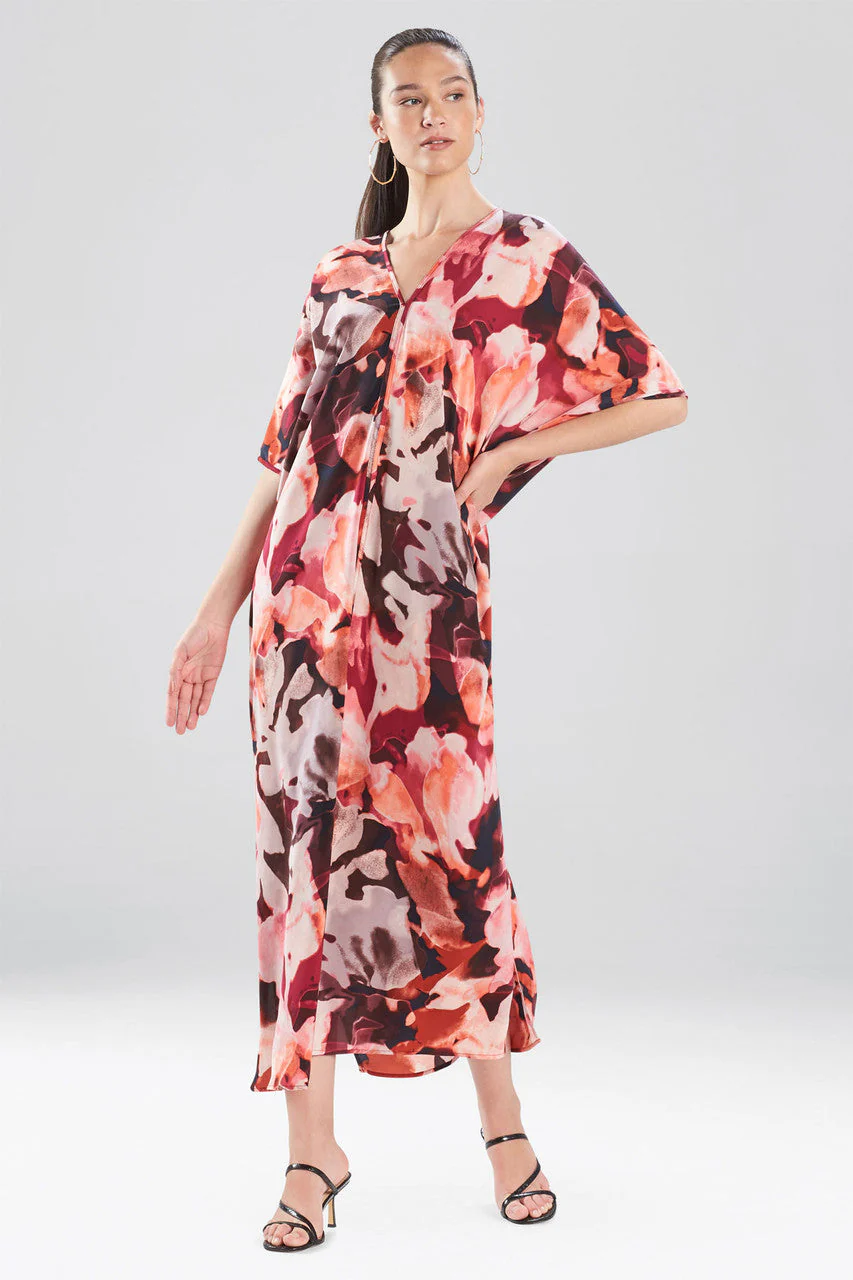 Watercolor Foliage Caftan - Image 2