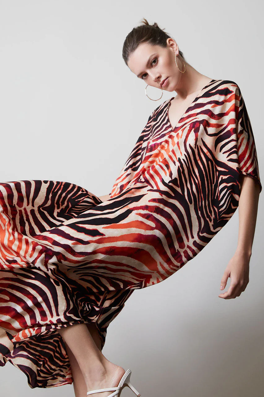 Wild Zebra Caftan