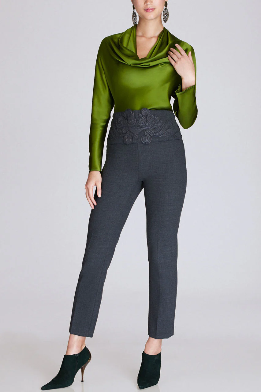 Wool Crepe Pant - Image 3