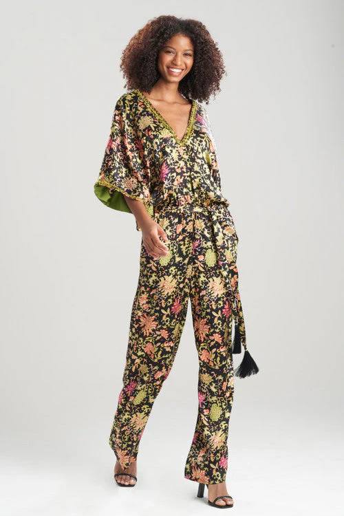 Yasugi Charmeuse Silk Embellished Jumpsuit - Image 7
