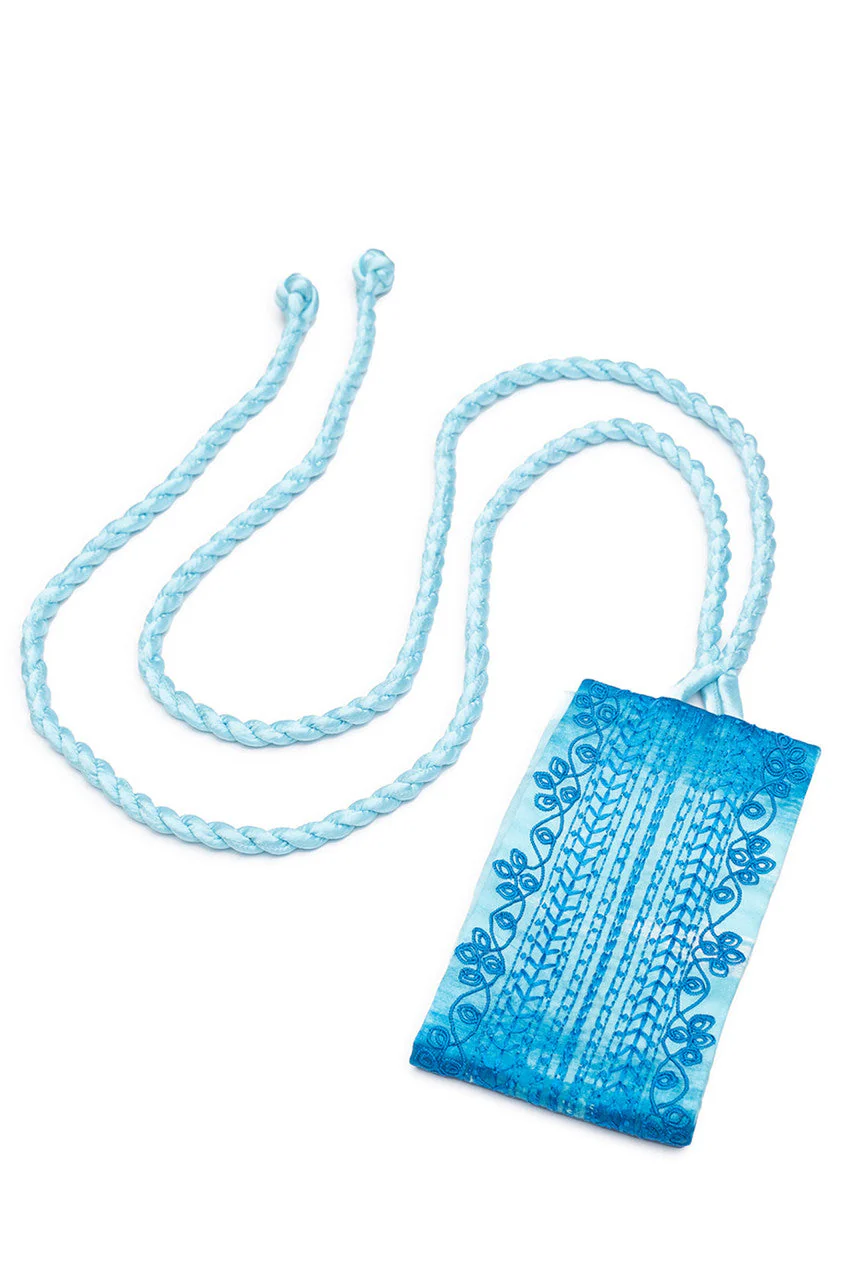 Yoriko Embroidery Silk Obi Belt - Image 2