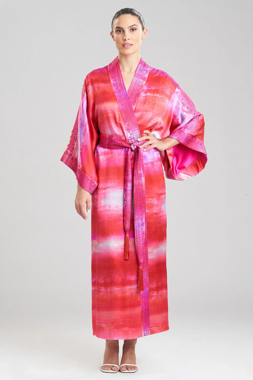 Yoriko Embroidery Silk Robe