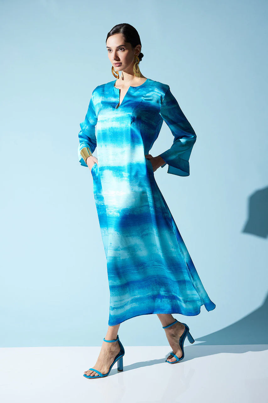 Yoriko Silk Caftan - Image 2