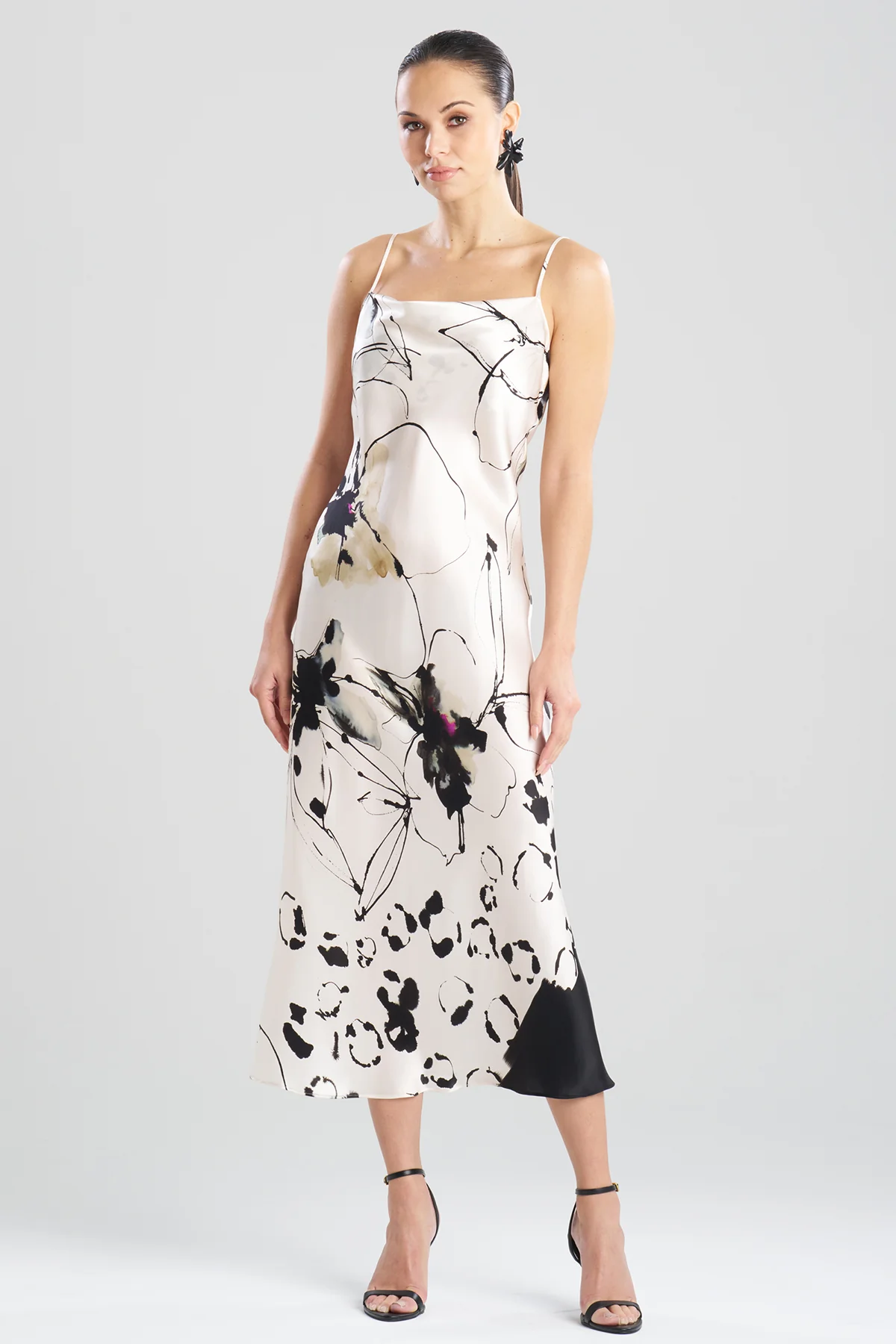 Yumi Silk Slip Dress - Image 2