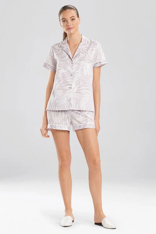 Zebra - Cotton Sateen PJ - grey - Image 4