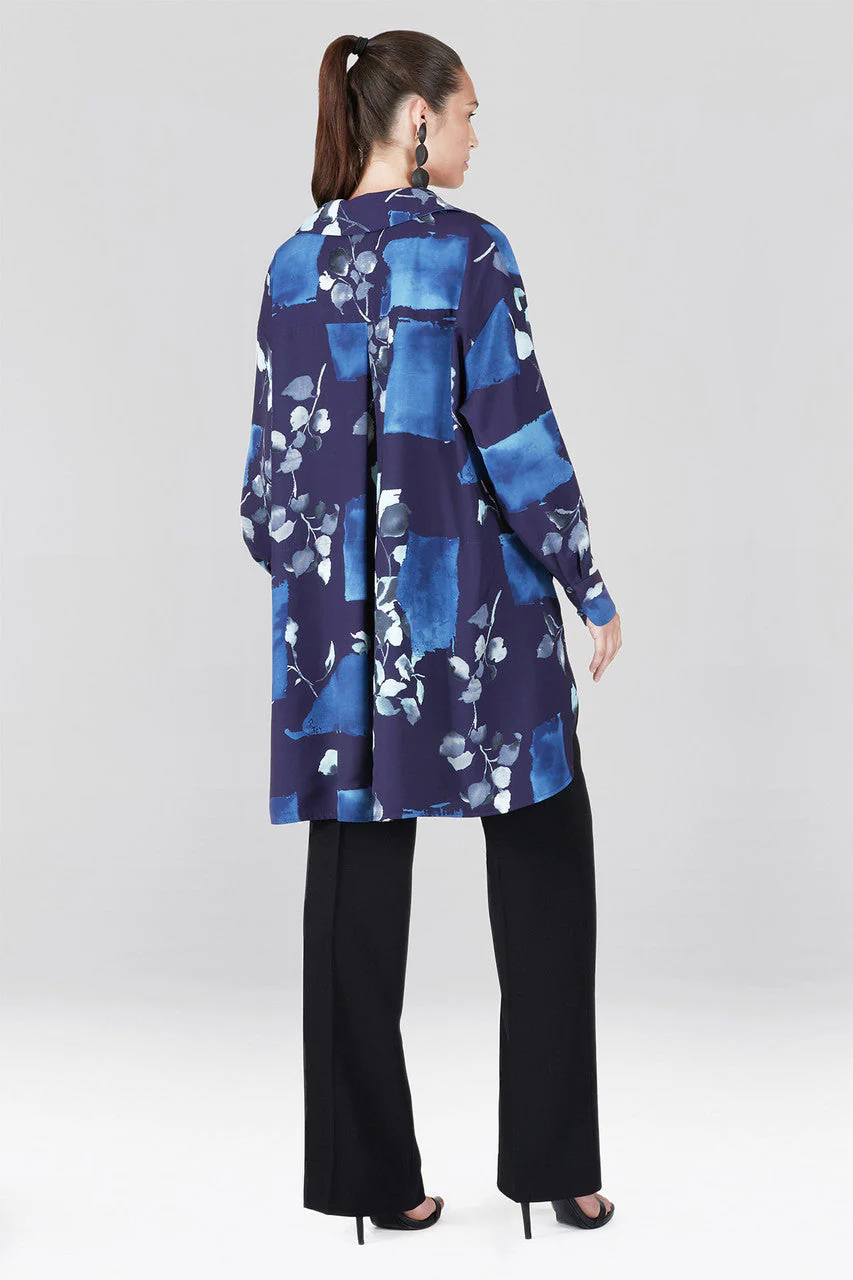 Zen Garden - Silky Soft Tunic - navy - Image 3